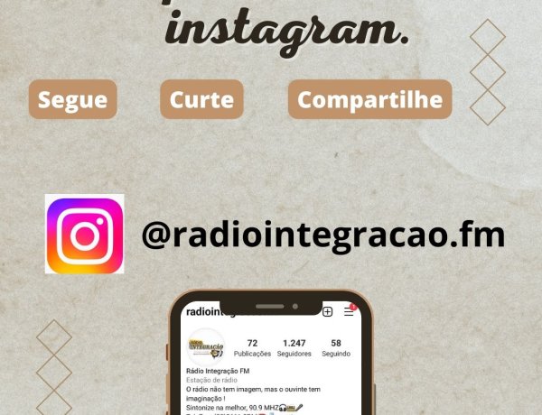Segue nosso Instagram